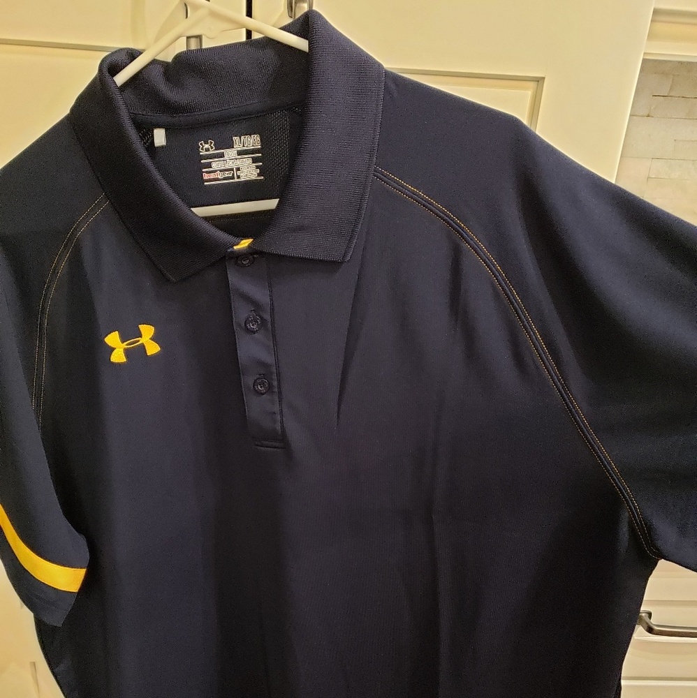 Under Armour Heat Gear Loose Fit navy blue XL polo